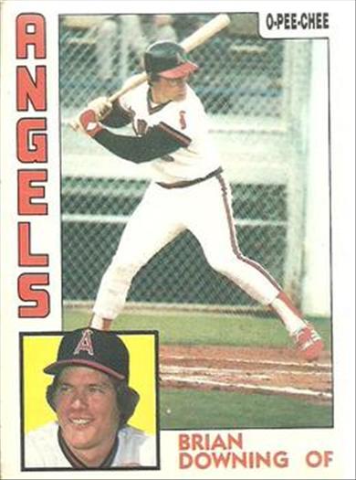 1984 O-Pee-Chee Baseball Cards 135     Brian Downing